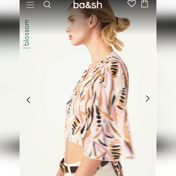 BA&SH printed Top NWT - Picture 3 of 13